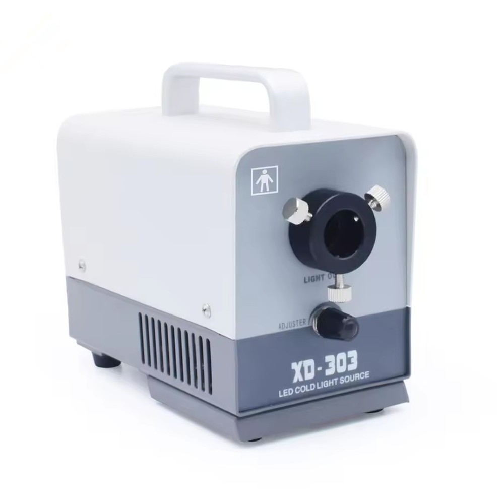 20W LED Fiber Optic Microscope Endoscope Medical Cold Light Source with Handle