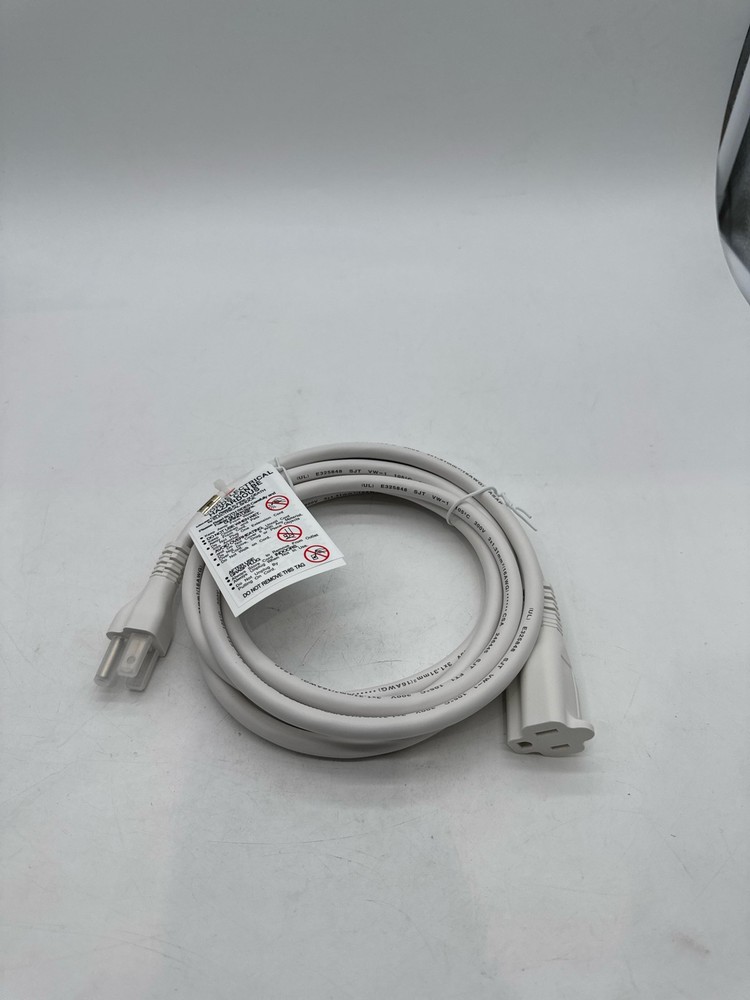 Amazon Basics Extension Cord Outlet Extender 10ft 3-Prong 13A 125V White