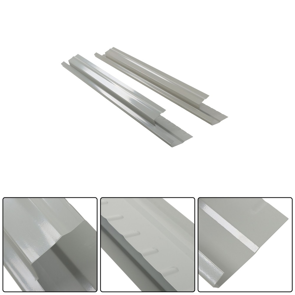 Labwork Rocker Panel Silver For Chevy Silverado GMC Sierra Standard Cab 1999-07