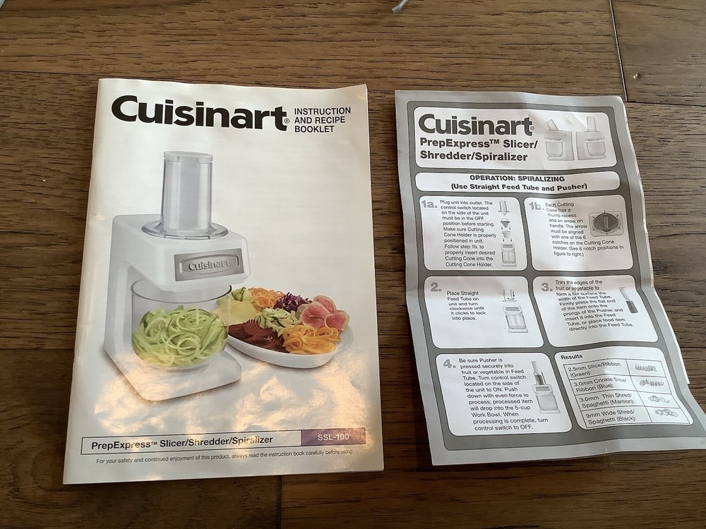 Cuisinart SSl-100GM Food Processor PrepExpress Silver Open Box