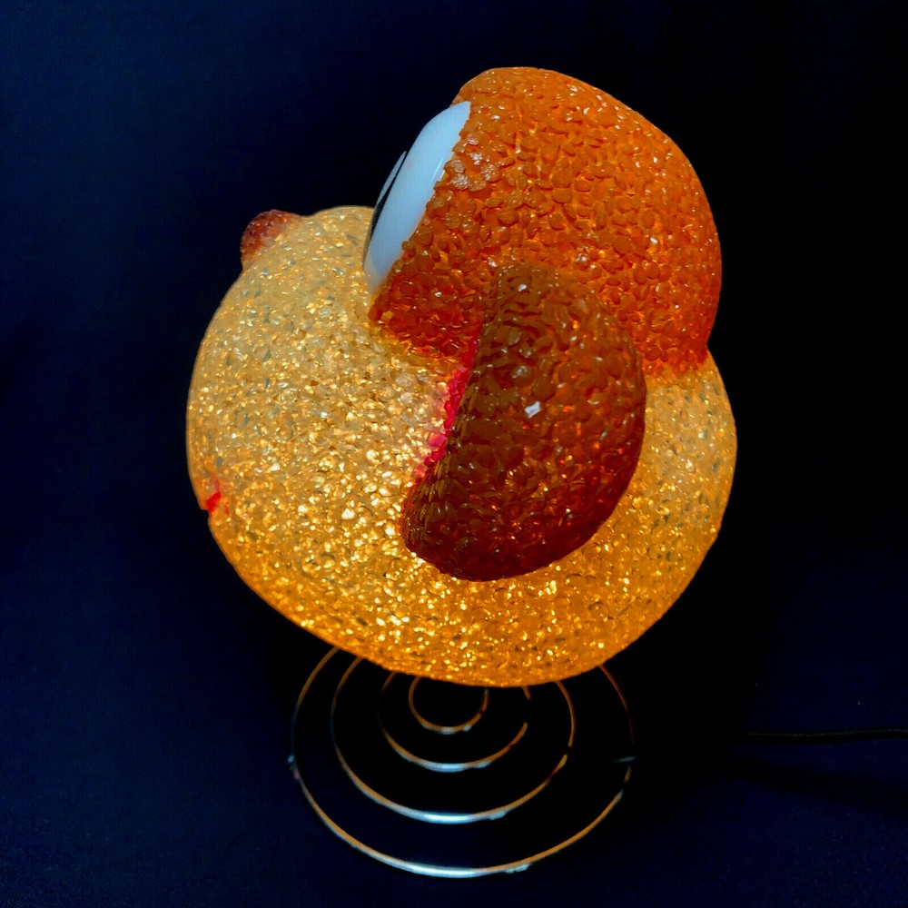 Lamp Monkey Face Melt Plastic Popcorn Spring Base Electric Kids Night Light