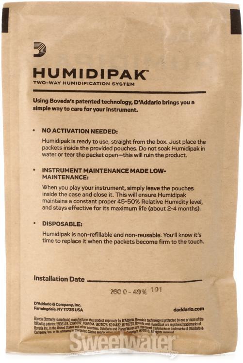 D'Addario Humidipak Maintain Replacement Packet (12-pack)