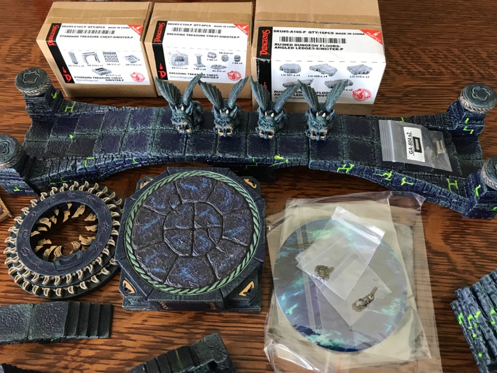 Dwarven Forge Sinister Painted Lot Used