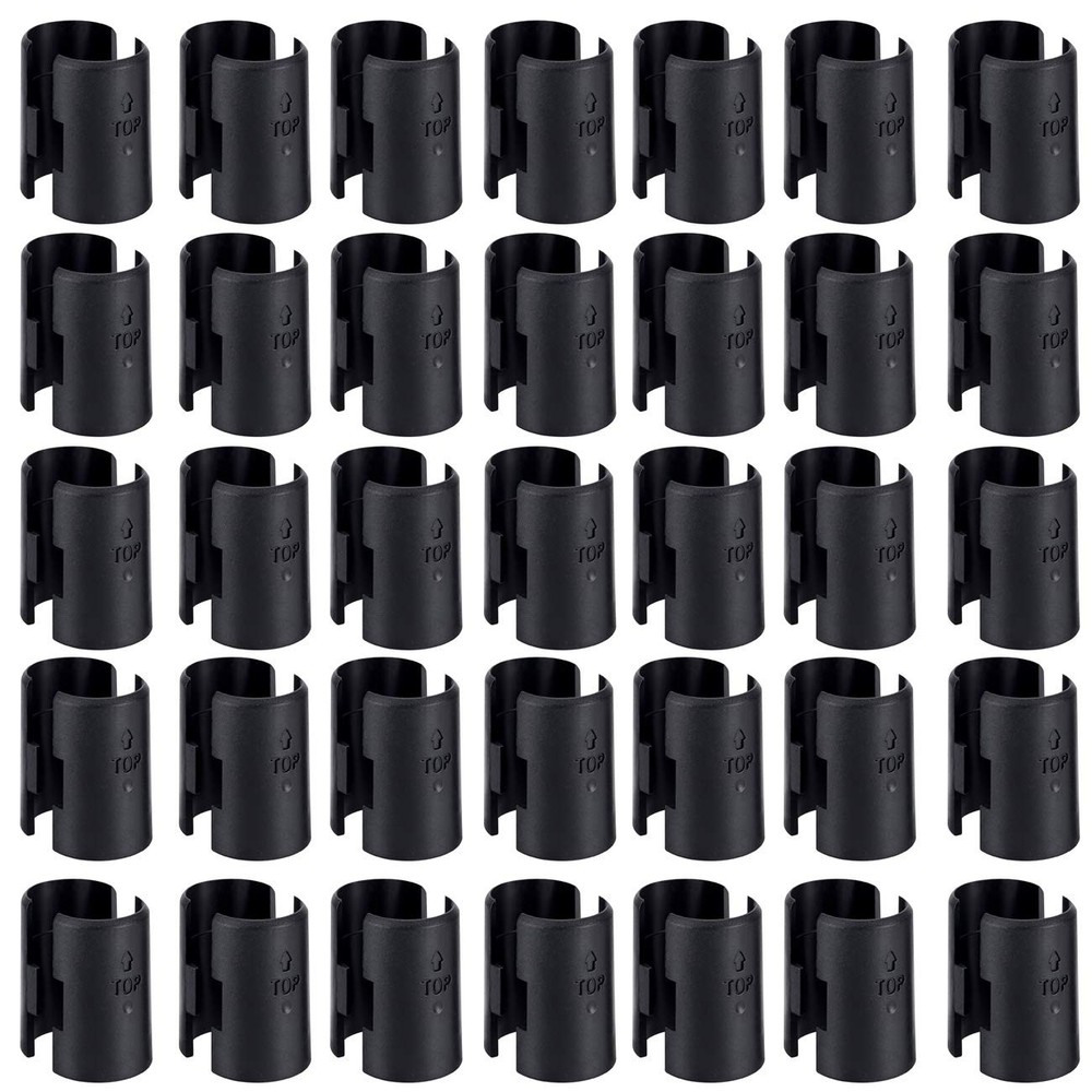 Wire Shelf Clips 50 Pack Lock Clips for 1 Inch Post Shelving System