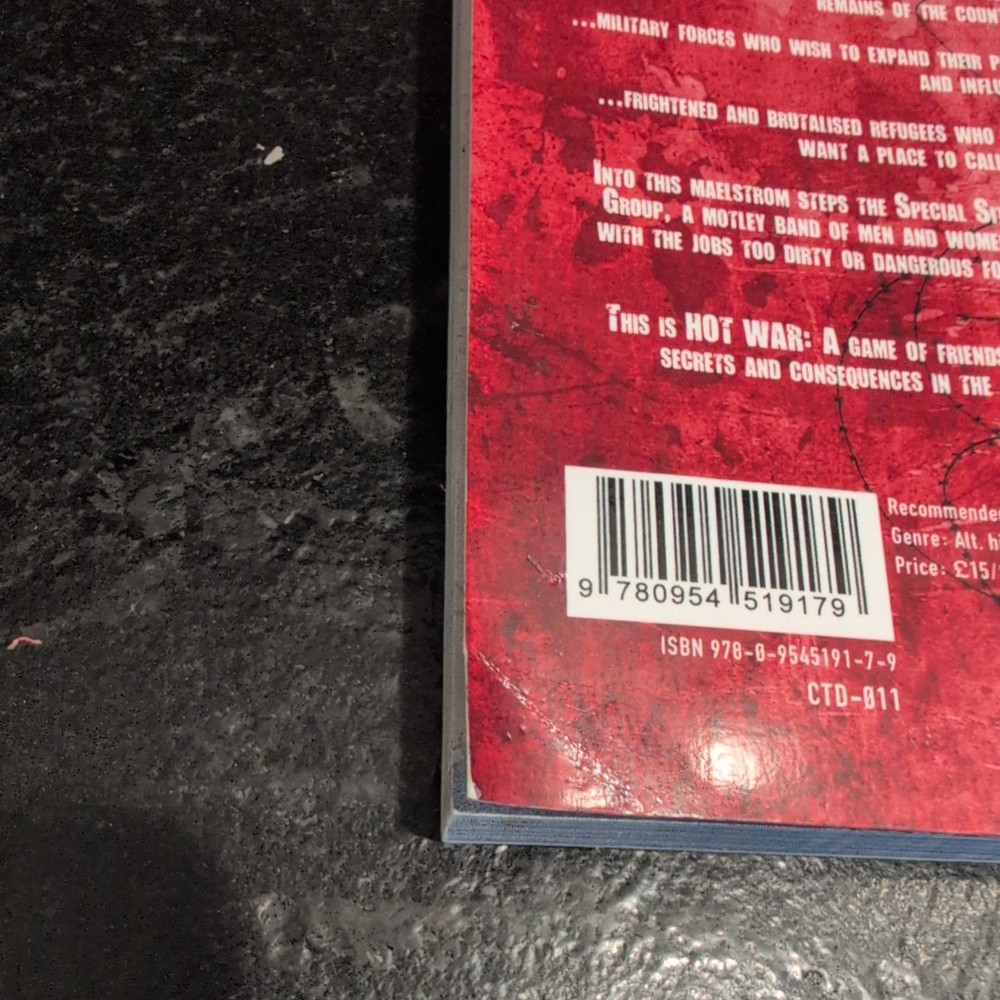 Hot War RPG by Contested Ground Horror (paperback)