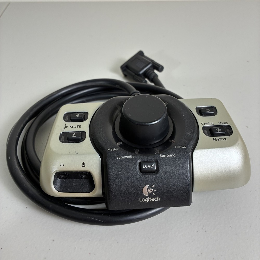 Logitech G51 Volume Controller Sound Wired Remote Pod Control Unit Only OEM 1B