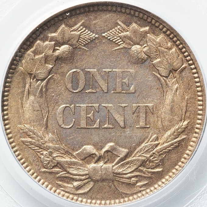 Flying Eagle Cent 1858. Small Letters. PCGS MS-63! Nice PQ! Proof-like Surfaces!