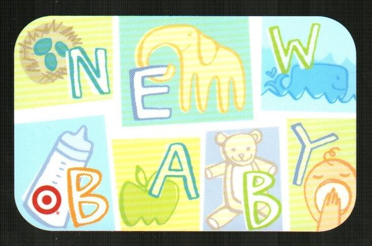 TARGET New Baby ( 2007 ) Gift Card ( $0 )