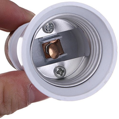 10pcs E26 To E26 Medium Screw Socket Extender Adapter 1.5" Extension