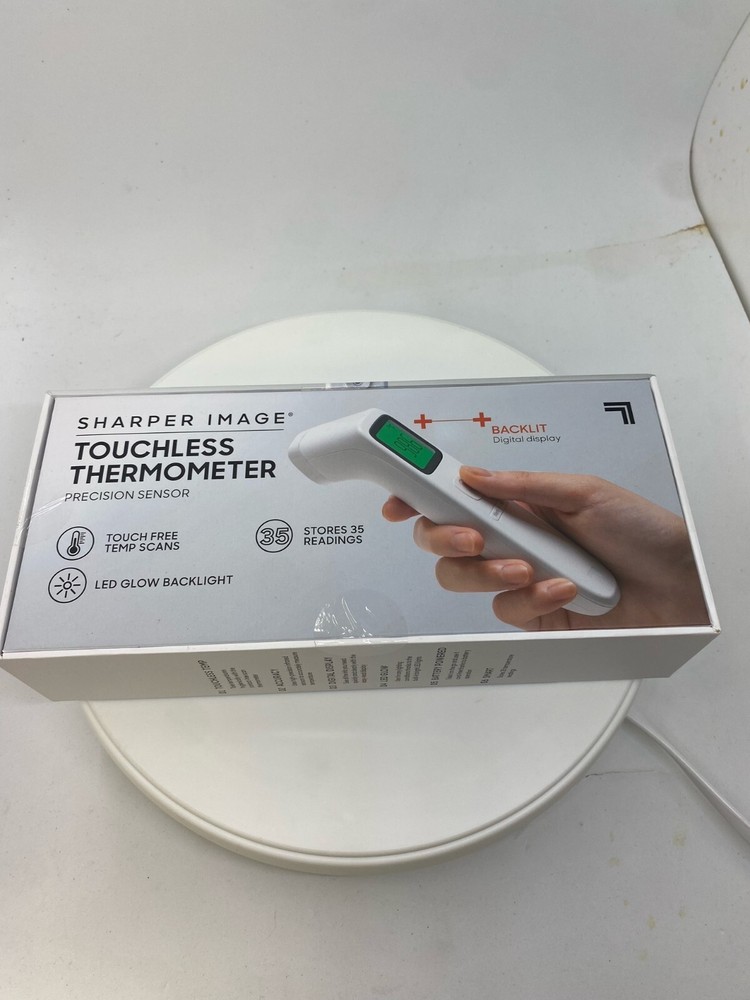 Sharper Image Touchless Thermometer - Fast & Accurate Temperature Reading - No C