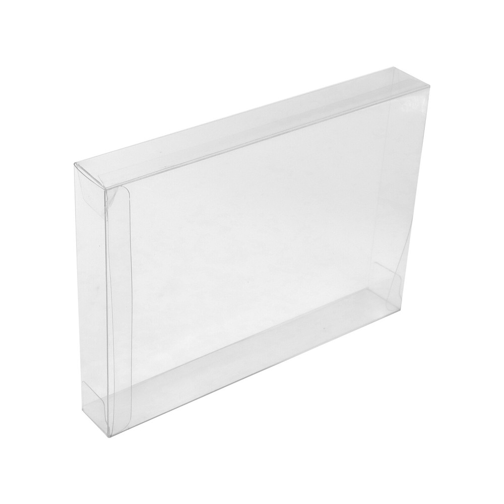 10x NINTENDO NES CIB GAME- CLEAR PLASTIC PROTECTIVE BOX PROTECTOR SLEEVE CASE