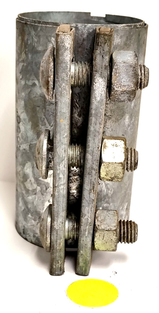 MORRIS COMPRESSION COUPLING 3-1/2" OAD 6" OAL ALUMINUM MATERIAL