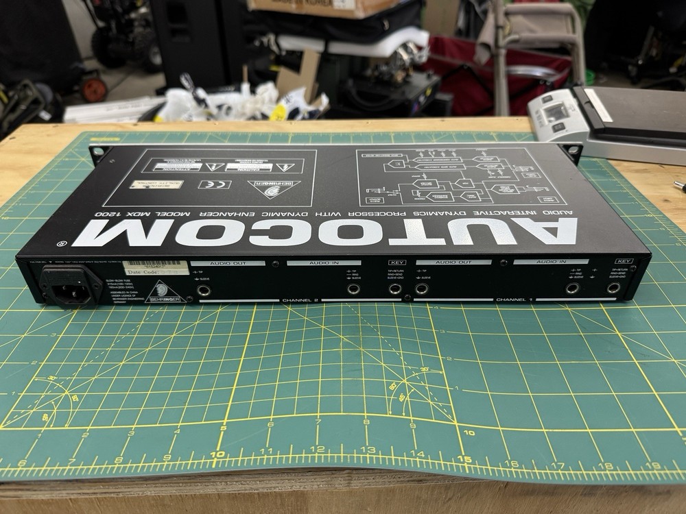 Behringer Autocom MDX1200 Interactive Dynamics Processor Dynamic Enhancer