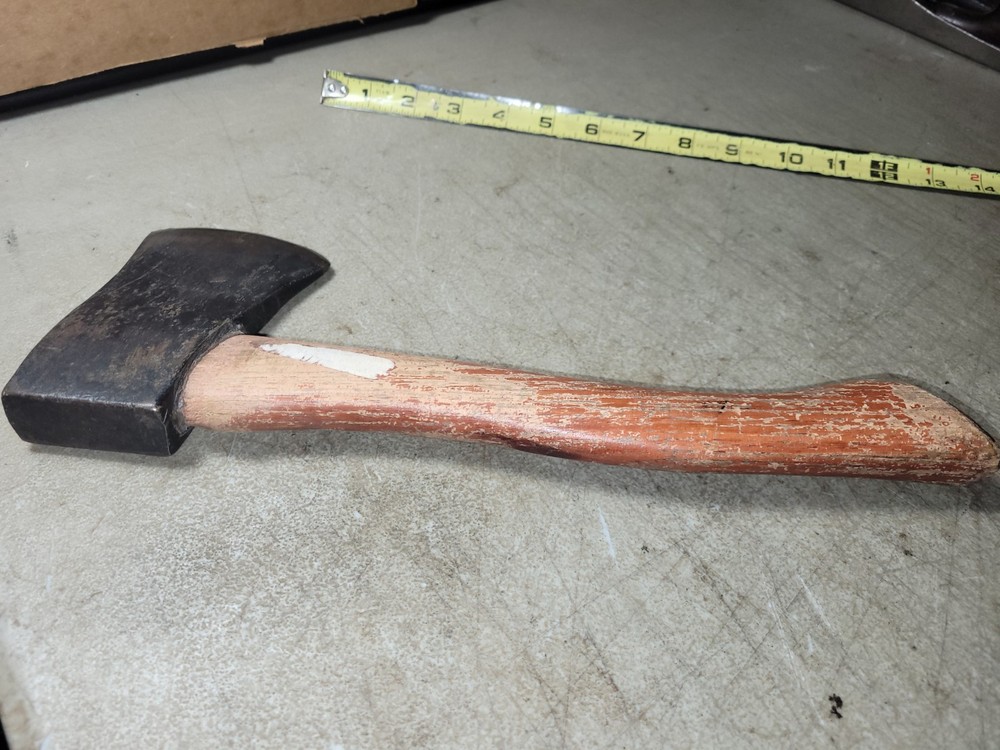 vintage plumb Permabond hatchet axe good user tool