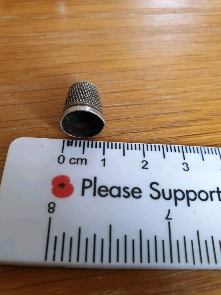 Antique Solid Sterling Miniatures Thimble