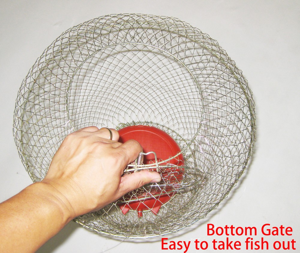 KUFA Floatable Galvanized Wire Fish Basket (Medium/13 x 18-Inch), FSA35