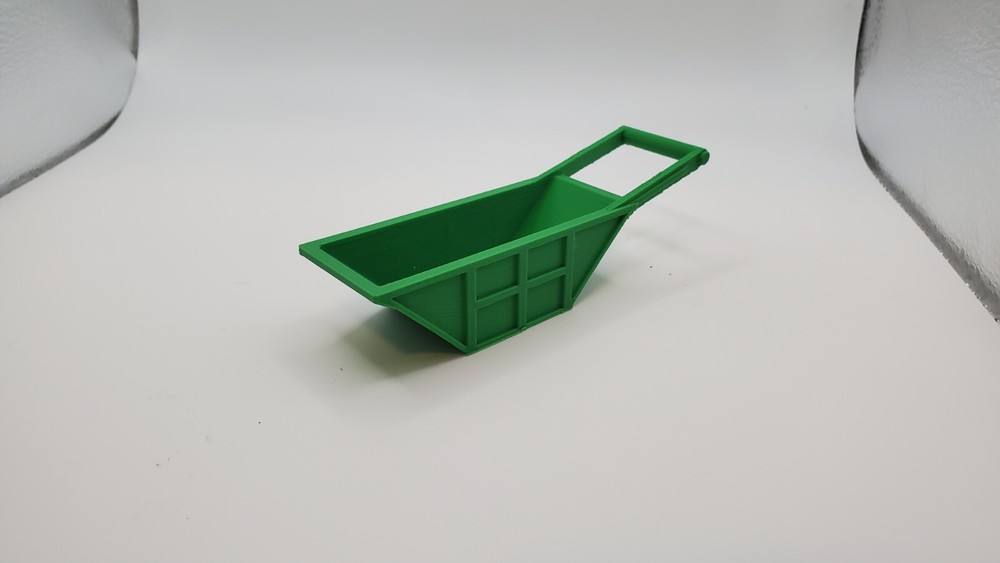 1/50 Scale 5 Cubic Yard Bedding Box in Green