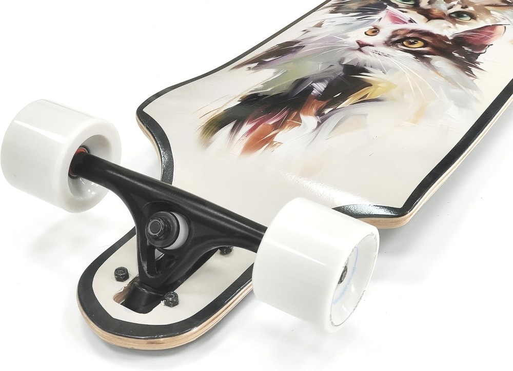 Beginner-Friendly 40" Downhill Longboard with Pro Durability