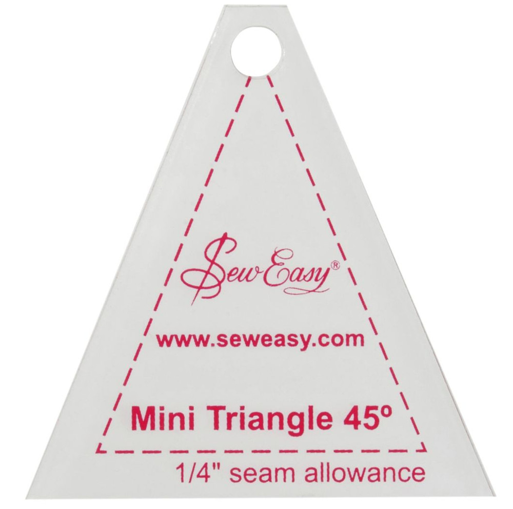 Sew Easy Mini triangle 45 degree patchwork quilting template