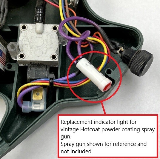 Hotcoat Pro 1100 Powder Coating Spray Gun Replacement Indicator Light (P)
