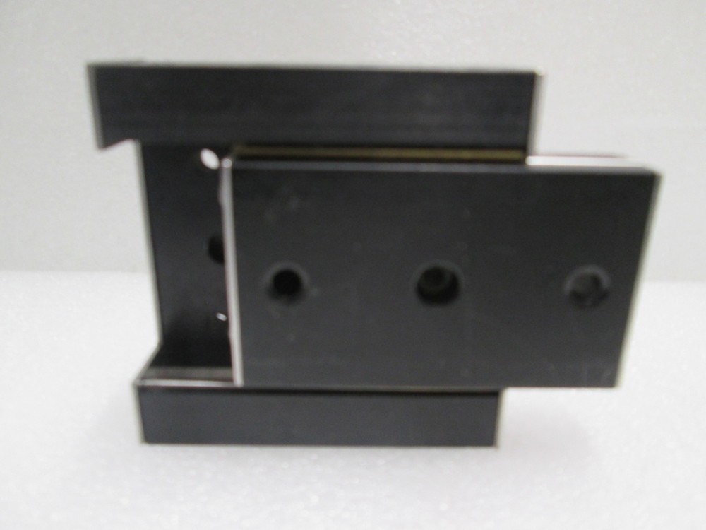 Del-Tron, Linear Bearing Guide Block w/ Guide Rail, Used