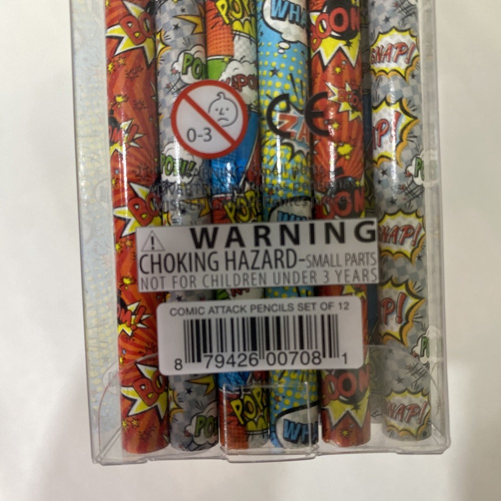 Comic Attack Ooly 12 Graphite # 2 Pencil Set Sketching Writing School