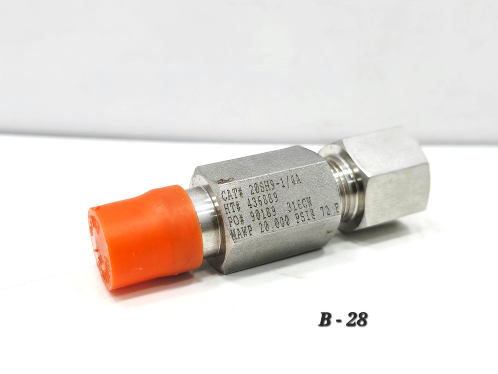 20SH9-1/4A BUTECH PRESSURE SYSTEMS FITTING MAWP 20K PSI