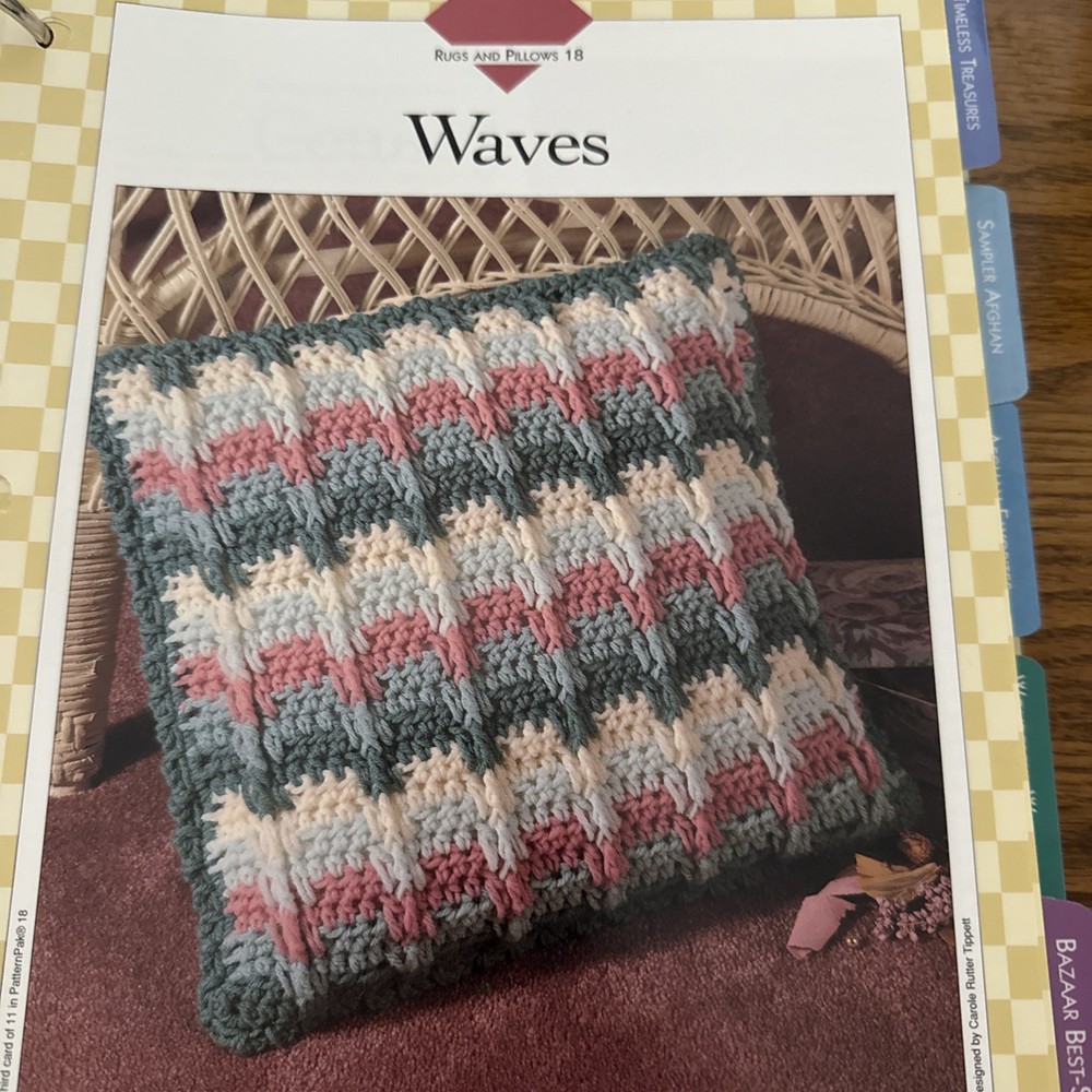 CROCHET ~ “Rugs and Pillows” ~ 10 PATTERNS ONLY~