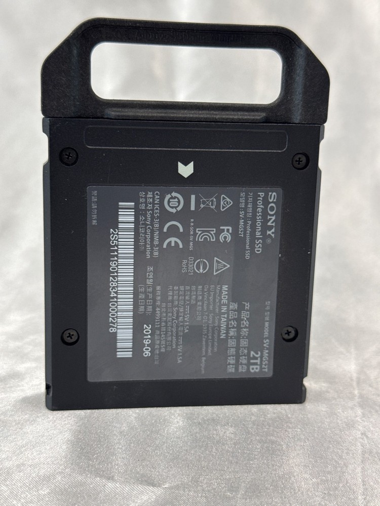 Sony AtomX SSDmini 2TB Storage Media
