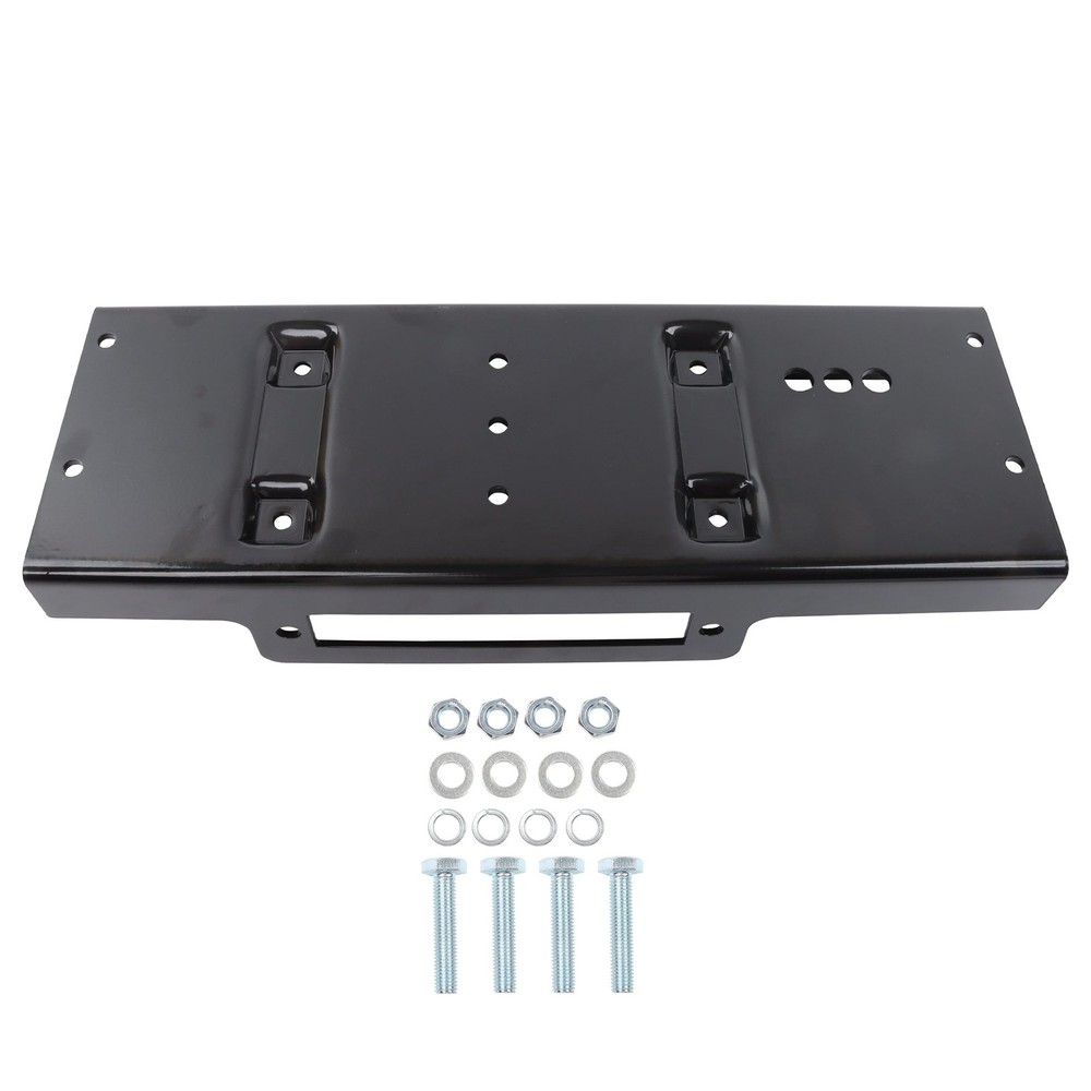 Universal Winch Mounting Plate 10" x 4.5" Raised Bolt Pattern 15,000 lbs