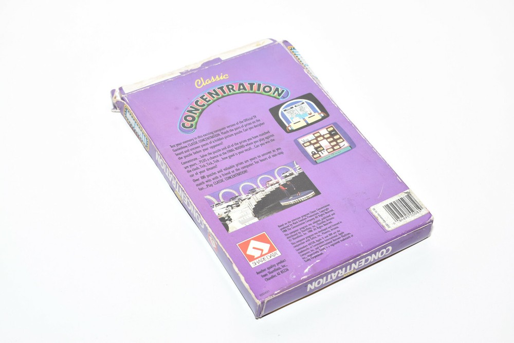 Classic Concentration Computer Game - Commodore 64/128, IBM, Tandy - 2.11 DOS