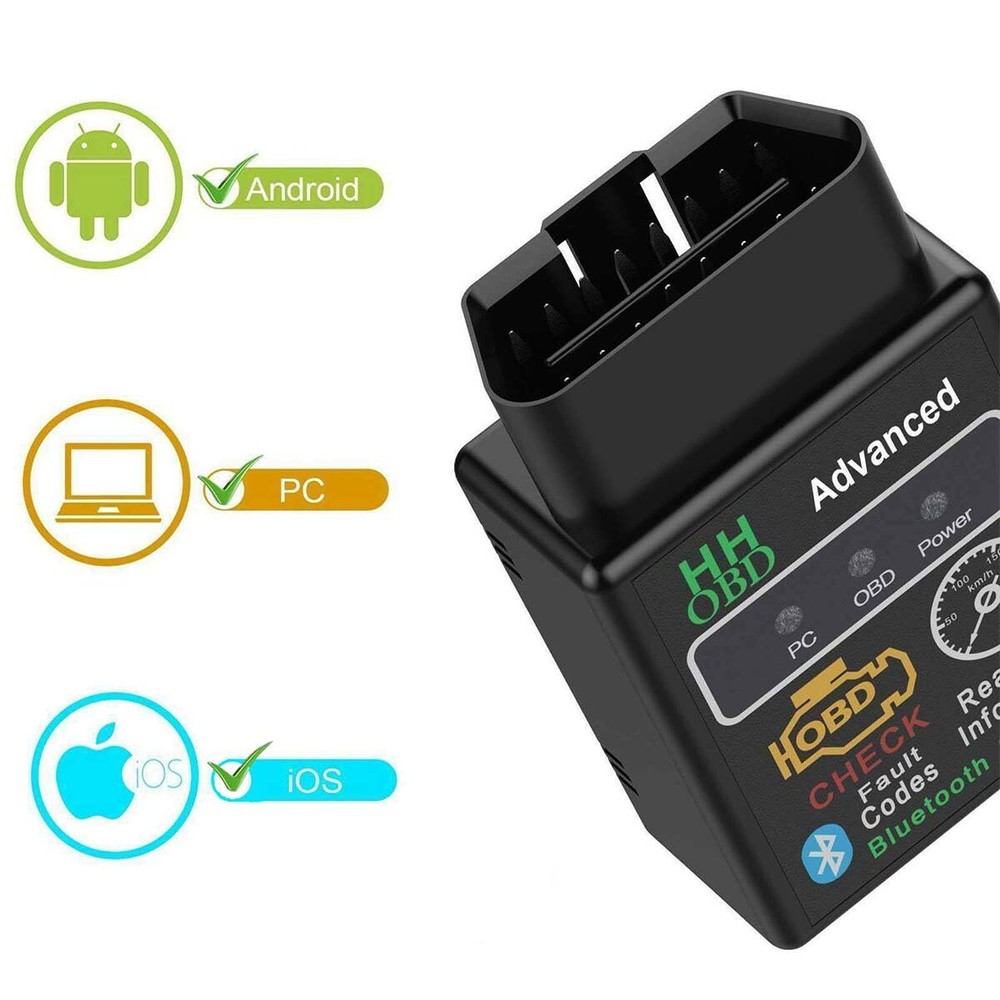 US Bluetooth OBD2 Car Reader Scanner Auto Fault Code Reader Tool (ELM327)