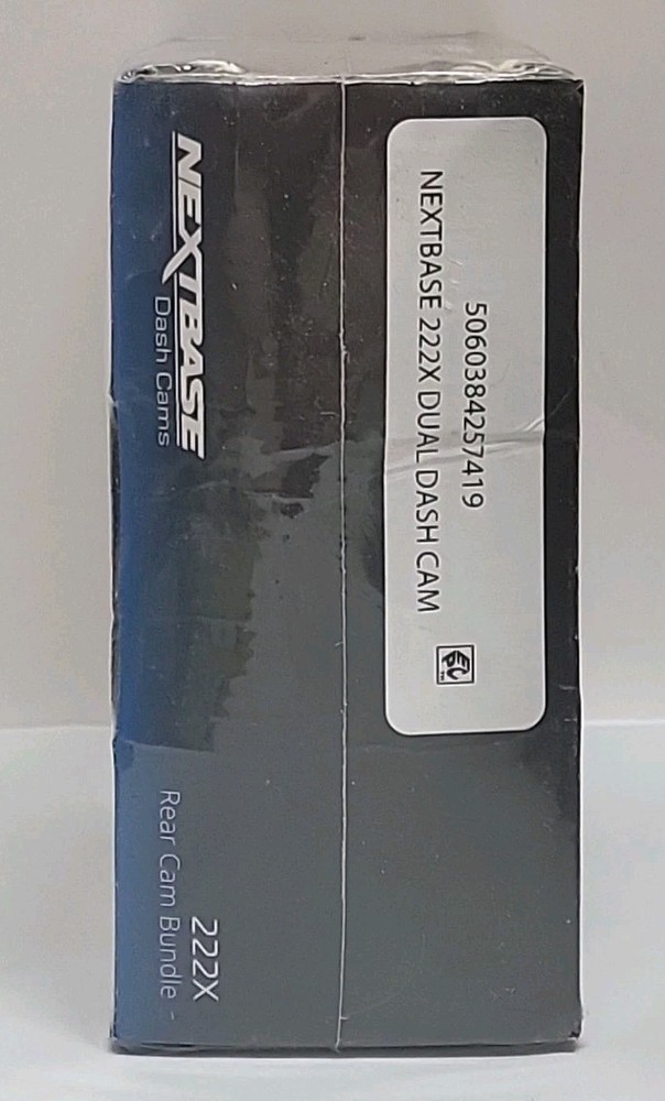 NextBase Dash Cams 222X Front & Rear Cam Bundle - New *Damaged Box *