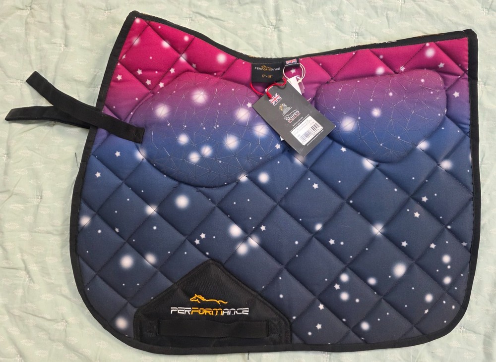 Cross Country Saddle Pad - Nebula Print