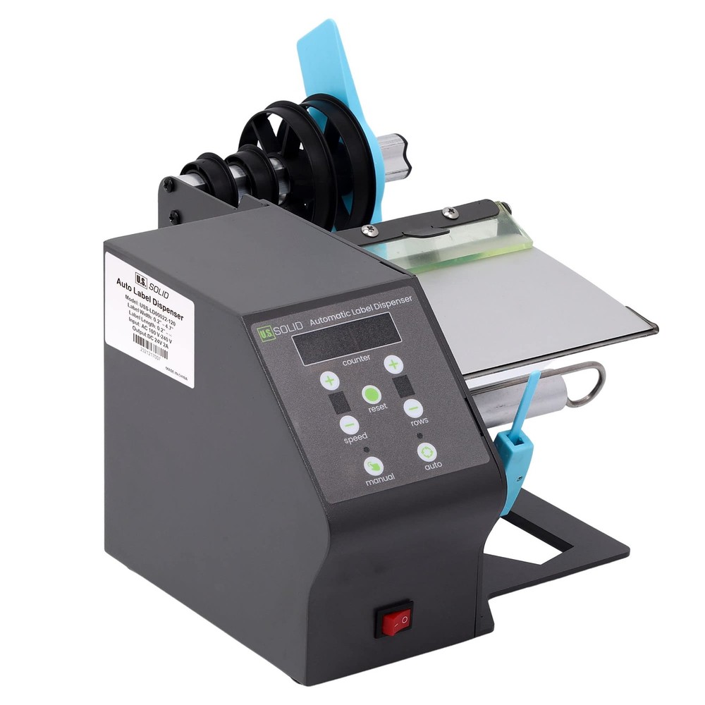 U.S. Solid Automatic Label Dispenser Counter 3.15 in Width