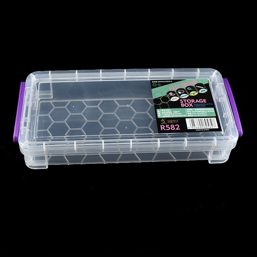 1* Storage Box Portable 21.5*10*4.3cm New Practical Toolbox Container Waterproof