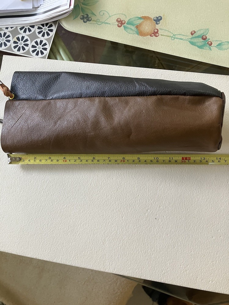 leather wine carrier bag