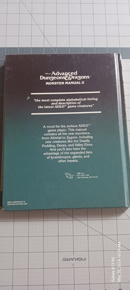 Advanced Dungeons & Dragons Monster Manual II