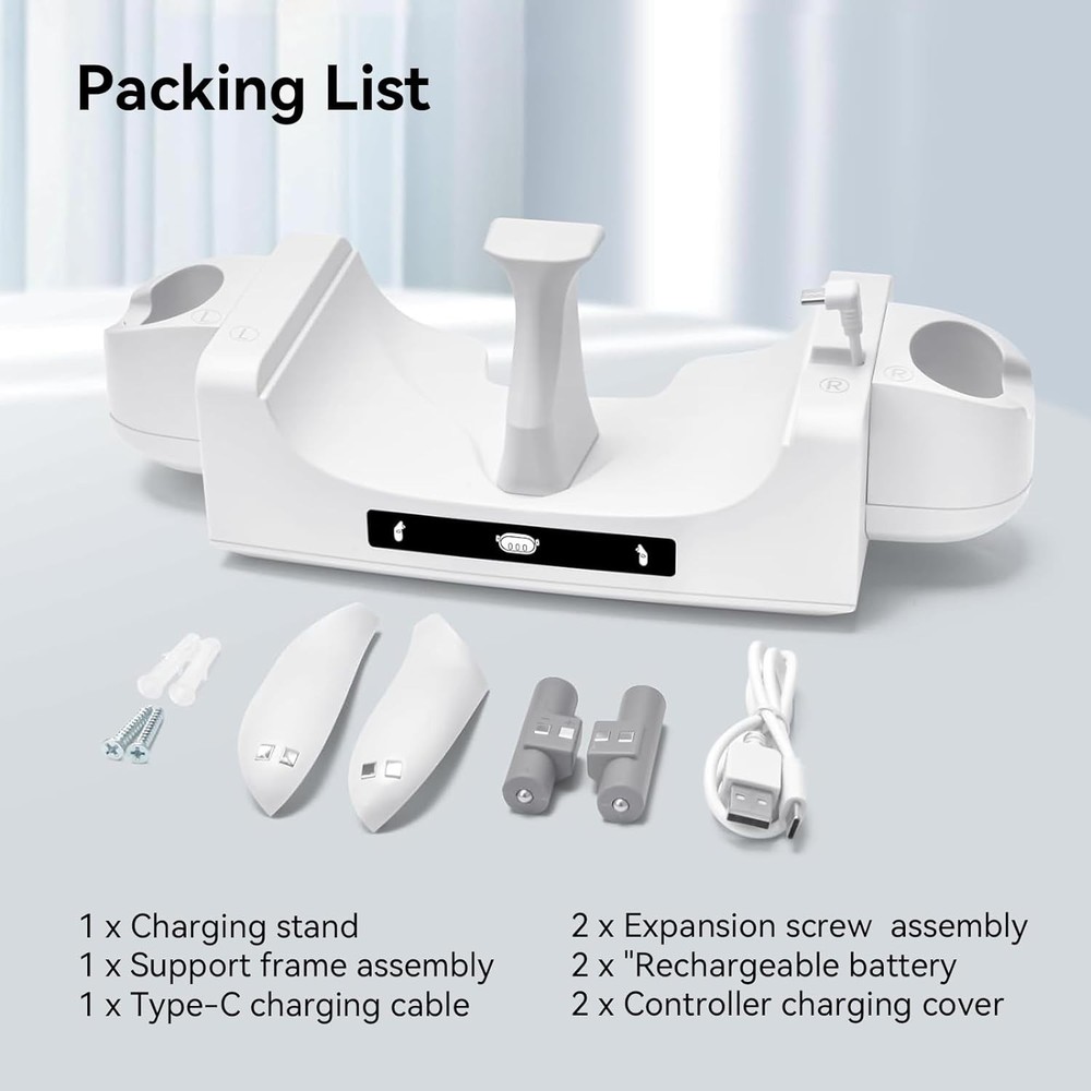 Charging Stand for Meta Quest 3 VR Handle Controller Accessories Storage Dock