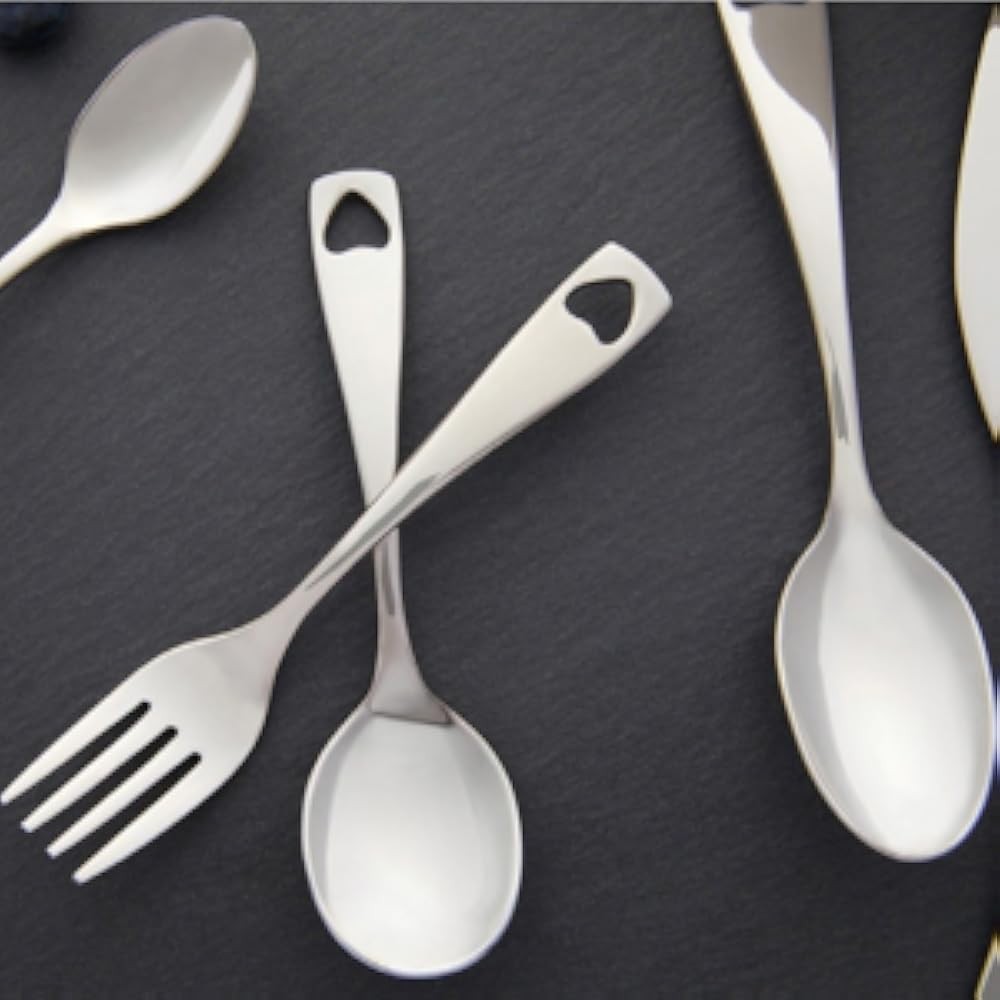 Everyday Flatware Nocha Dinner Spoons,Sier