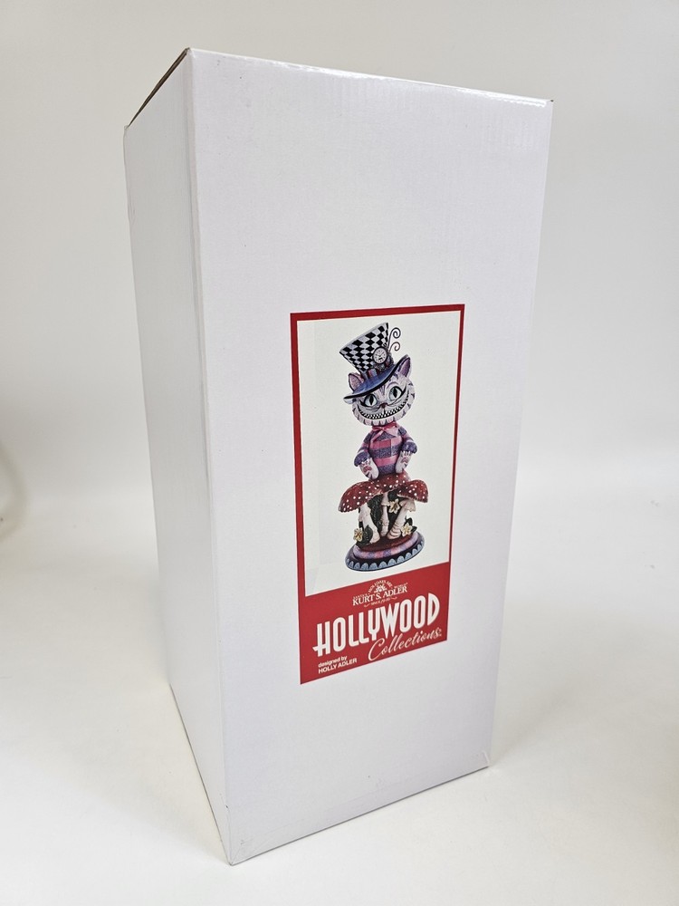 Kurt S. Adler HA0573 Hollywood Cheshire Cat Nutcracker, Multi-Colored, 15"