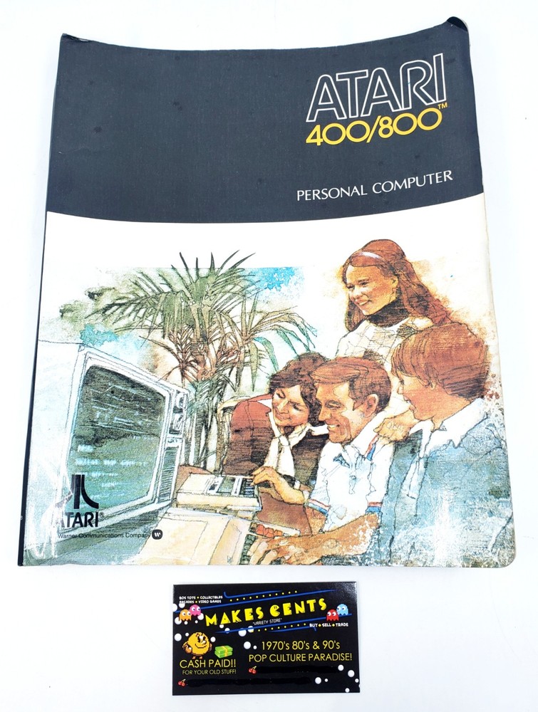 1980s - Vintage Atari 400/800 Personal Computer Book Binder Manual