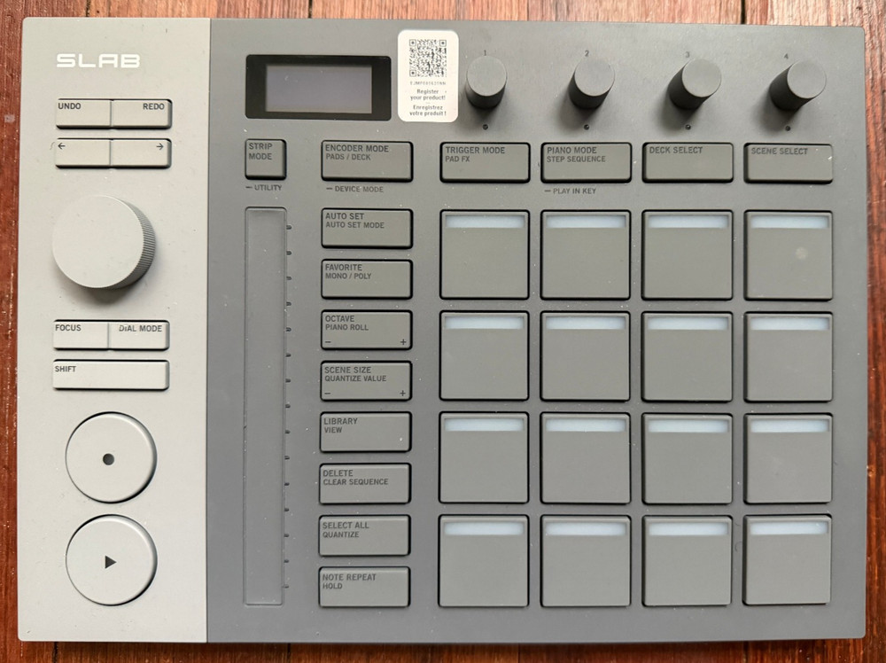 AlphaTheta SLAB Music Production Controller Optimized for Serato Studio