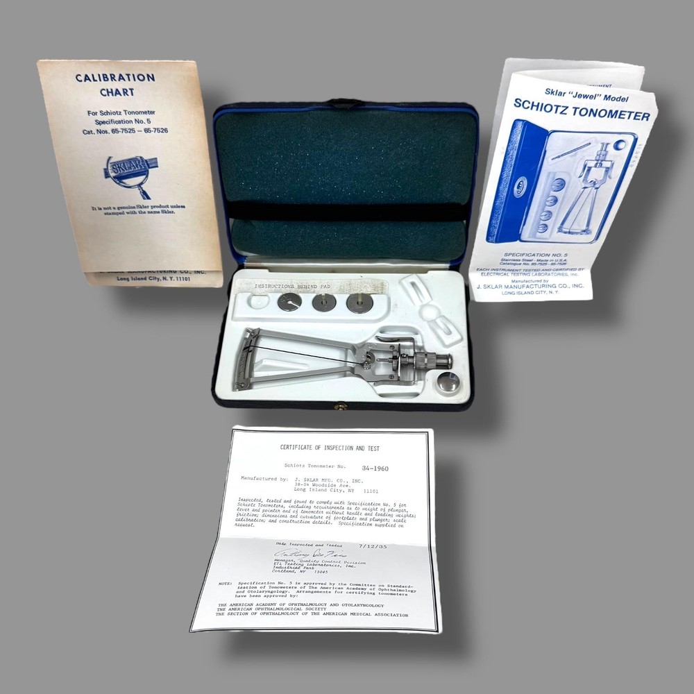 Sklar Schiotz Jewel Tonometer
