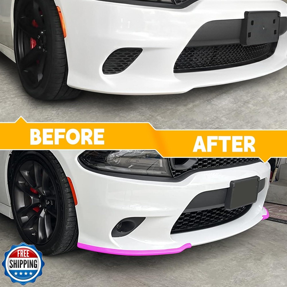 Front Bumper Lip Splitter Protector, Dodge Front Splitter Dedicated to 2015-2