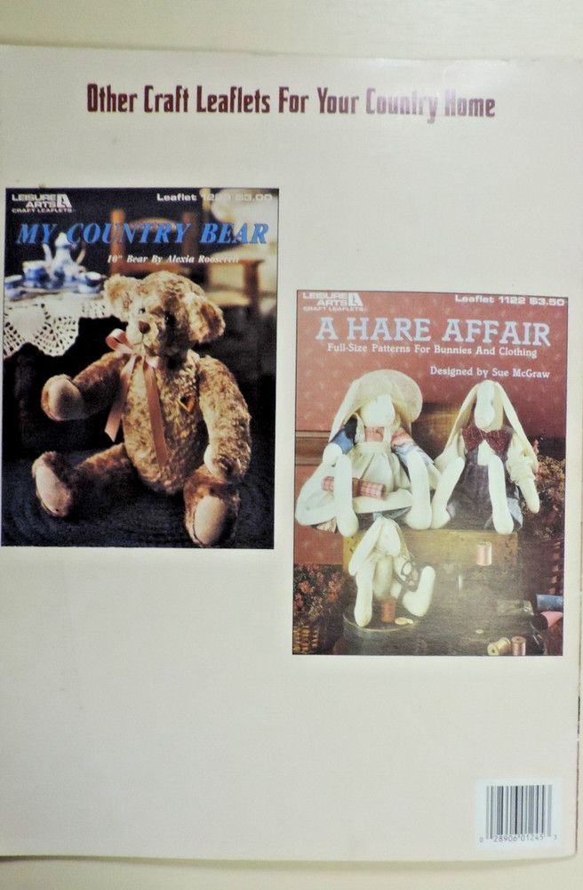 2 Doll Making Booklets Mama Kitty & Babies/Patchwork Playthings Doll Patterns