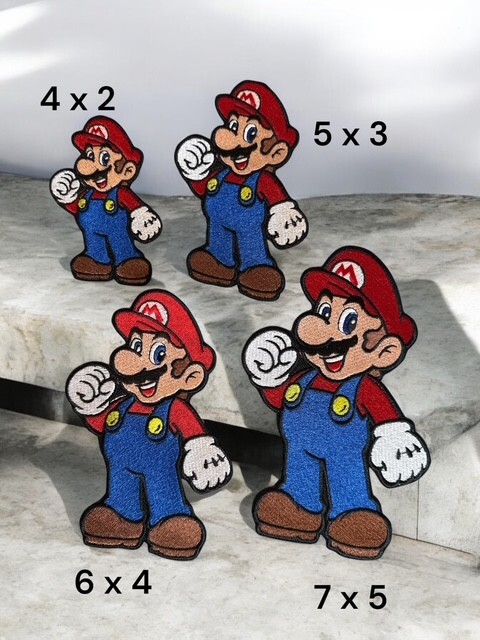 Mario patch Multi Sizes