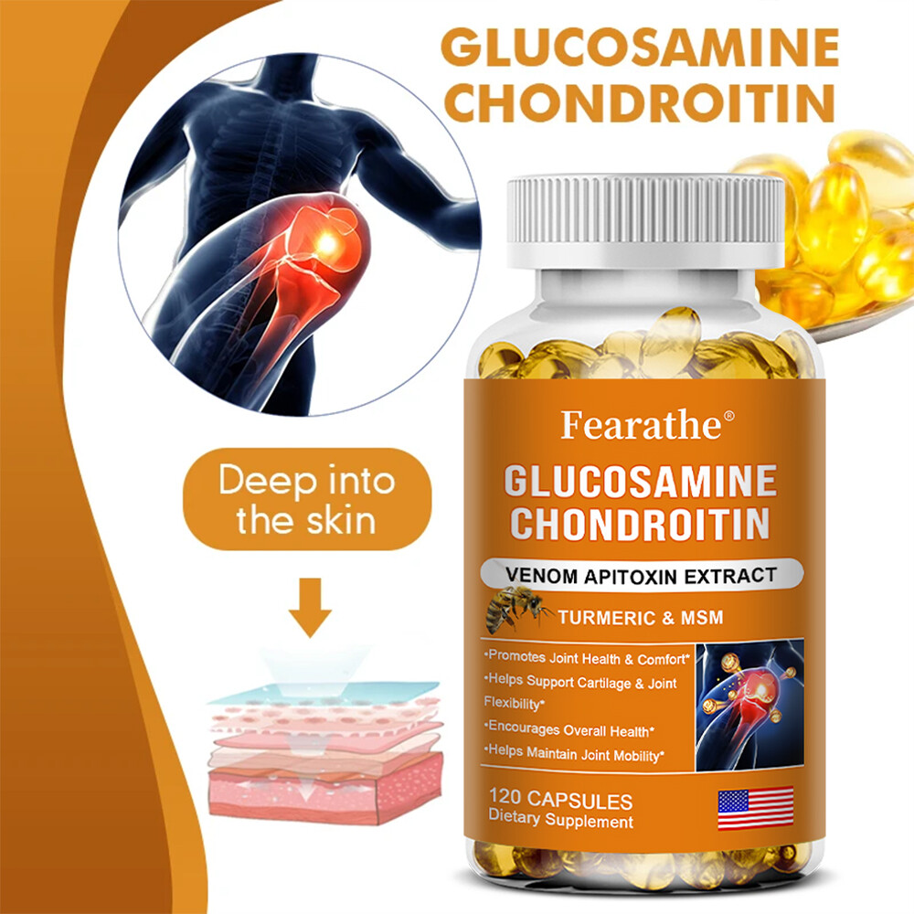 Glucosamine Chondroitin MSM Turmeric Triple Strength Joint Support