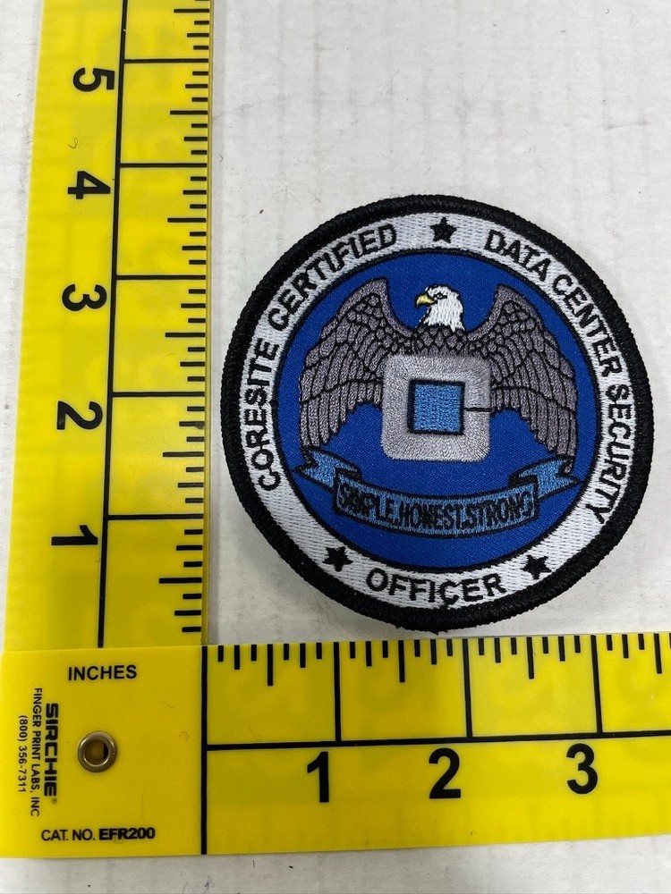 Coresite Certified Data Security Security Officer patch Police obsolete