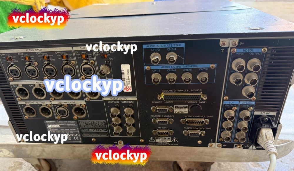 1pcs Sony hdw-m2000p multiformat hdcam recoder with digibeta,faulty machine
